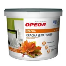 Краска Ореол ВДАК белоснежная для обоев полиакриловая 3кг 5764