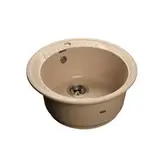 Мойка композитная GRANFEST Rondo d520 Песочный 302 круглая