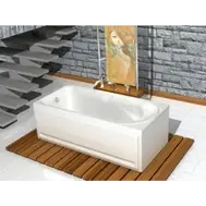 Ванна AQUATEK "Леда" 170х80 без гидромассажа (с фронт.экраном), с каркасом и сифоном