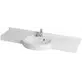 Раковина AQUATON ОТЕЛЬ 5/1500 с навесами, цвет белый
