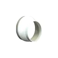 Соединитель эксцентриковый круглого воздуховода с круглым пластик D100/125, ЭРА
