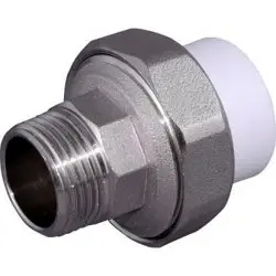 Муфта комбинированная разъемная PPR 25x3/4" с наружной резьбой (Американка) Россия