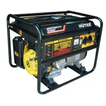 Генератор бензиновый HUTER DY5000L, (1фазн., ном/макс мощность 4/4,5 кВт), бак 22л, бензин