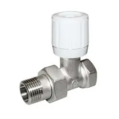 Клапан регулирующий для радиатора прямой FM 1/2" AQualink