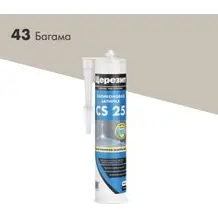 Затирка-Герметик силиконовая CERESIT CS 25 эластичная 43 багамы 280 мл