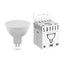 Лампа светодиодная 9Вт G5.3 (MR16) 230В 2700K 810Лм (желтый) SAFFIT, SBMR1609