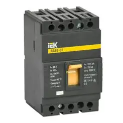 Выключатель автоматический 3п ВА88-32 63А 25кА IEK SVA10-3-0063-R