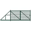 Ворота откатные Profi PE RAL 6005 2.03*3м