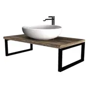 Столешница 1МАРКА GRUNGE LOFT 80 Дуб Намибия
