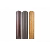 Штакетник металлический Grand Line Slim полукруглый фигурный Принт Элит **, длина *пог.м
