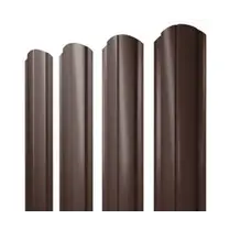 Штакетник металлический Grand Line Slim полукруглый фигурный 0.4 мм RAL **, длина *пог.м