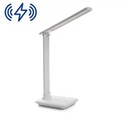 Лампа настольная Feron белая DE1728 25W, 3000-6000К, 100-240V, складная