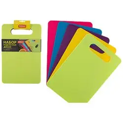 Набор разделочных досок MALLONY ARCOBALENO 5 шт (19*29 см)