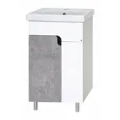 Комплект Misty: тумба Примула 60 с умывальником Cersanit "MODUO" Slim- 60см. узкая