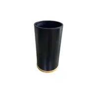 Стакан для зубных щеток настольный черный матовый