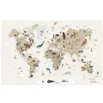 Картина интерьерная VS на холсте Maps 70*110 арт.8257059