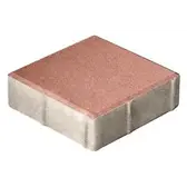 Плитка тротуарная Квадрат красный 400*400*80 мм (0,16 кв.м.) СИЯН