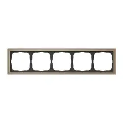 Рамка пятиместная ArtGallery Pure органическое стекло шампань SE GAL320505